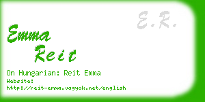emma reit business card